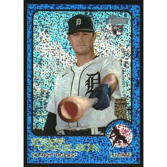 2022 Topps Heritage Chrome Blue Sparkle #531 Spencer Torkelson