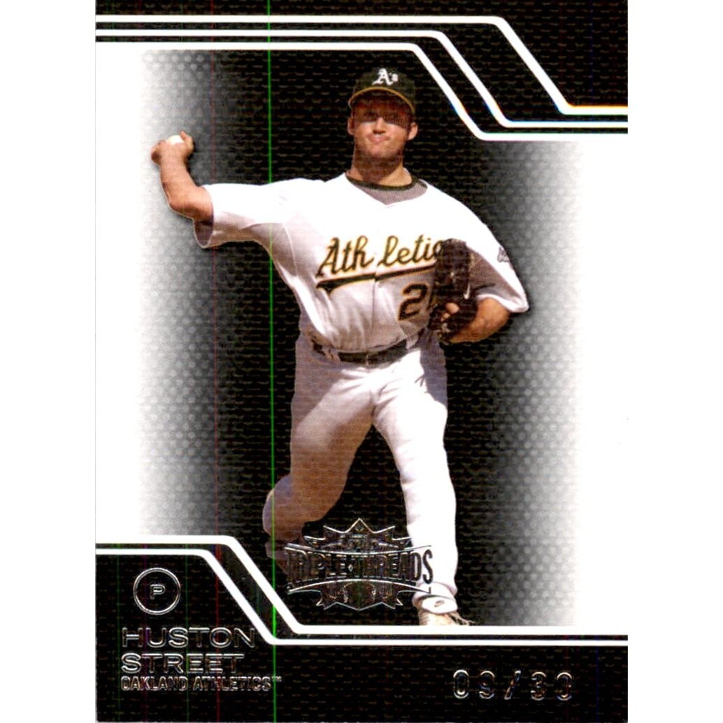 2008 Topps Triple Threads Black #46 Huston Street. rookie card picture