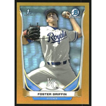 2014 Bowman Chrome Draft Gold Refractors #CDP24 Foster Griffin