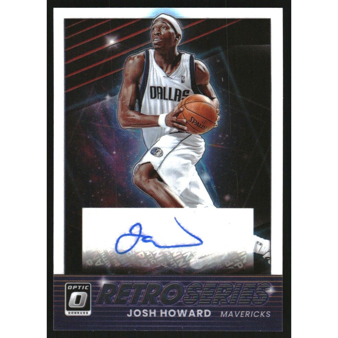 2021-22 Donruss Optic Retro Series Signatues #5 Josh Howard. rookie card picture