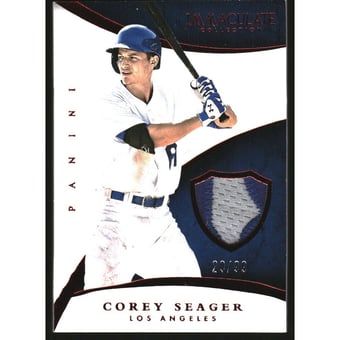2015 Immaculate Collection Immaculate Swatches Prime #67 Corey Seager/99