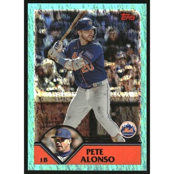 2023 Topps Archives Aqua Sparkle #268 Pete Alonso