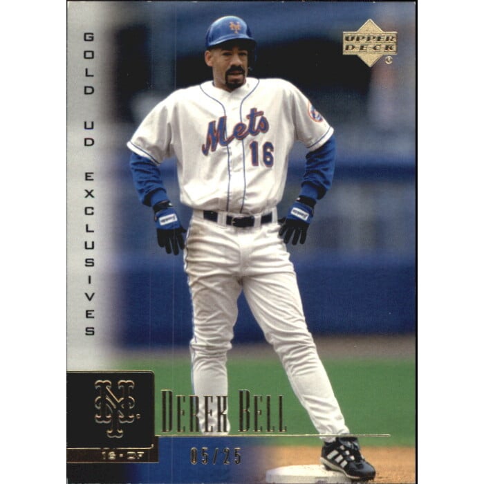 2001 Upper Deck Exclusives Gold #217 Derek Bell. rookie card picture