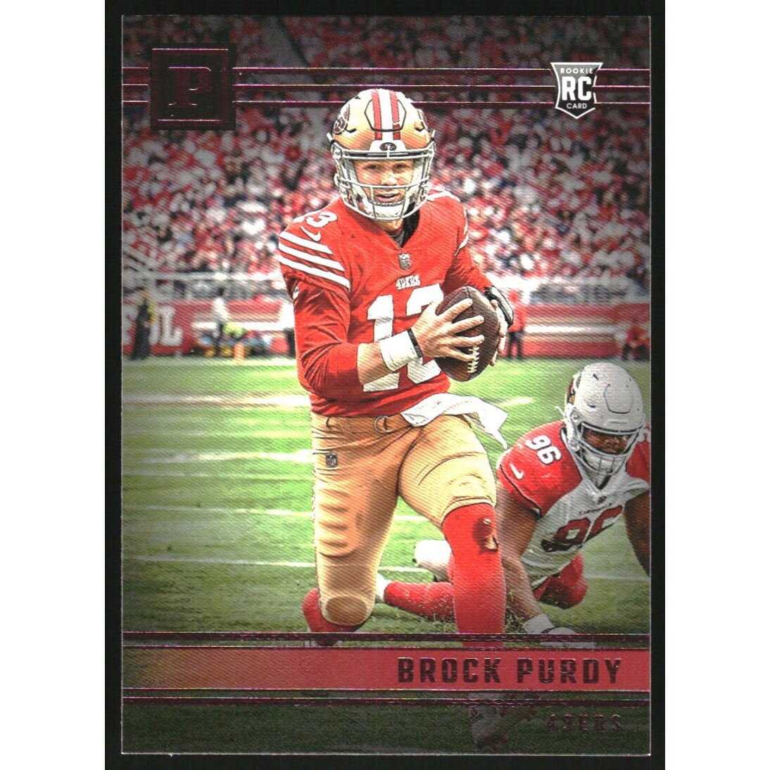 2022 Panini Chronicles Panini Pink #19 Brock Purdy. rookie card picture