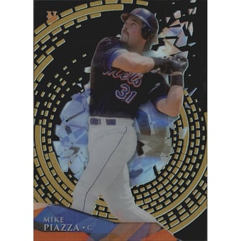 2014 Topps High Tek Spiral Bricks Gold Diffractor 99 #HTMP Mike Piazza