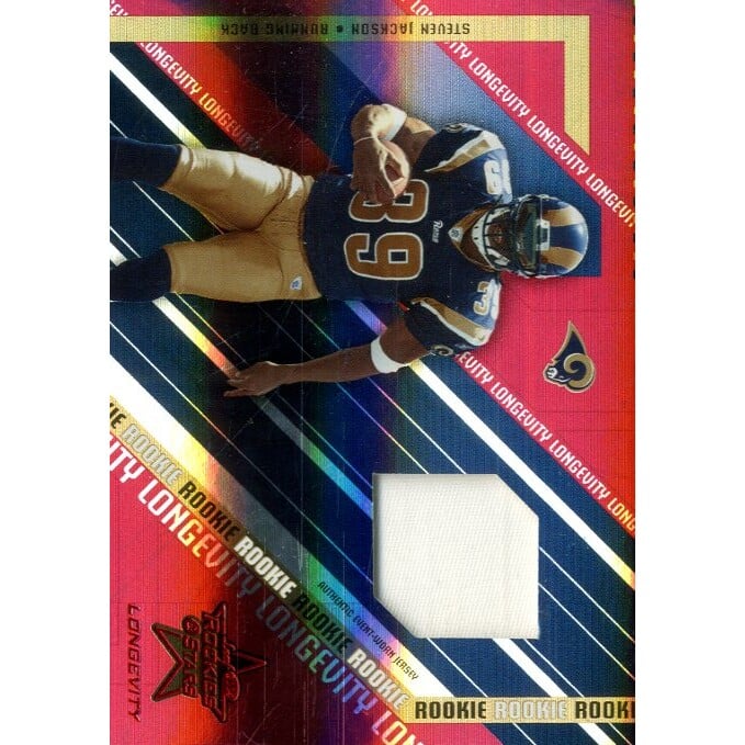 2004 Leaf Rookies and Stars Longevity Ruby #281 Steven Jackson JSY