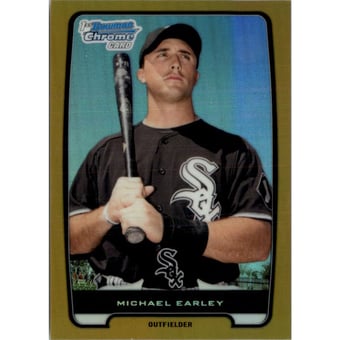 2012 Bowman Chrome Prospects Gold Refractors #BCP127 Michael Earley