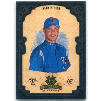 2004 Diamond Kings Framed Gold #51 Alexis Rios