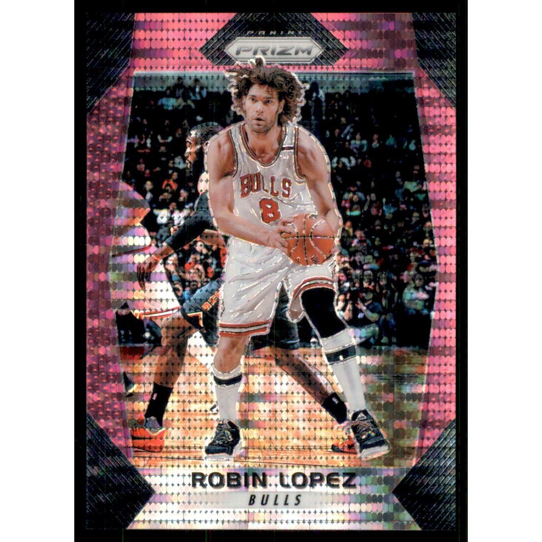 2017-18 Panini Prizm Prizms Pink Pulsar #249 Robin Lopez. rookie card picture