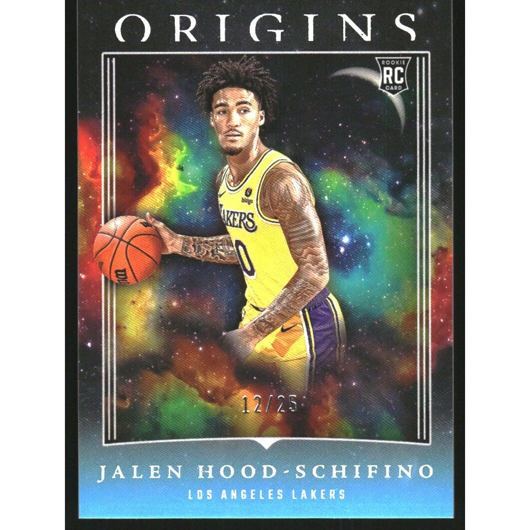 2023-24 Panini Origins Turquoise #92 Jalen Hood-Schifino. rookie card picture