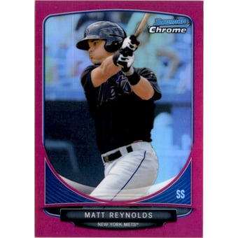 2013 Bowman Chrome Prospects Magenta Refractors #BCP157 Matt Reynolds