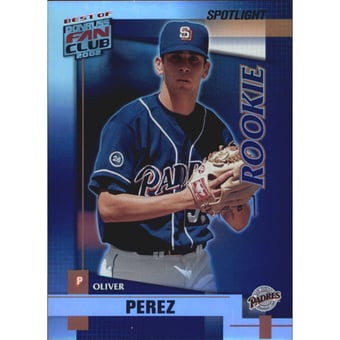 2002 Donruss Best of Fan Club Spotlight #202 Oliver Perez/Distributed in '02 Donruss The Rookies