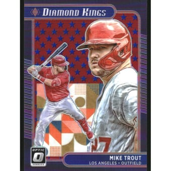 2021 Donruss Optic Liberty #14 Mike Trout DK