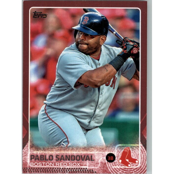 2015 Topps Pink #650 Pablo Sandoval. rookie card picture