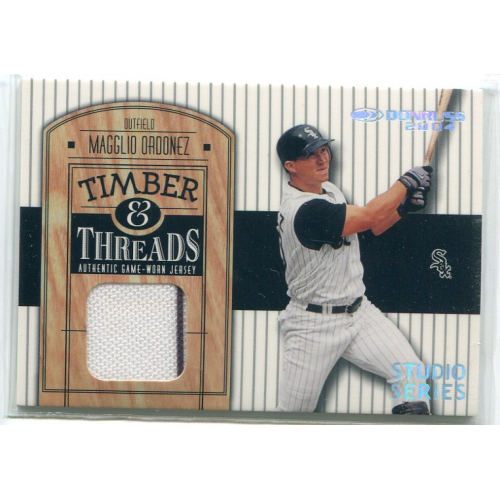 2004 Donruss Timber and Threads Studio Series #TT13 Magglio Ordonez Jsy. rookie card picture