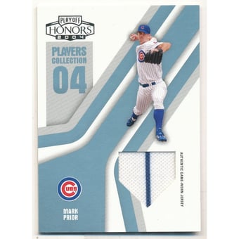 2004 Playoff Honors Players Collection Jersey Platinum #57 Mark Prior Home