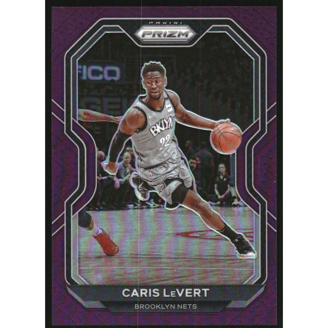 2020-21 Panini Prizm Prizms Purple #162 Caris LeVert. rookie card picture