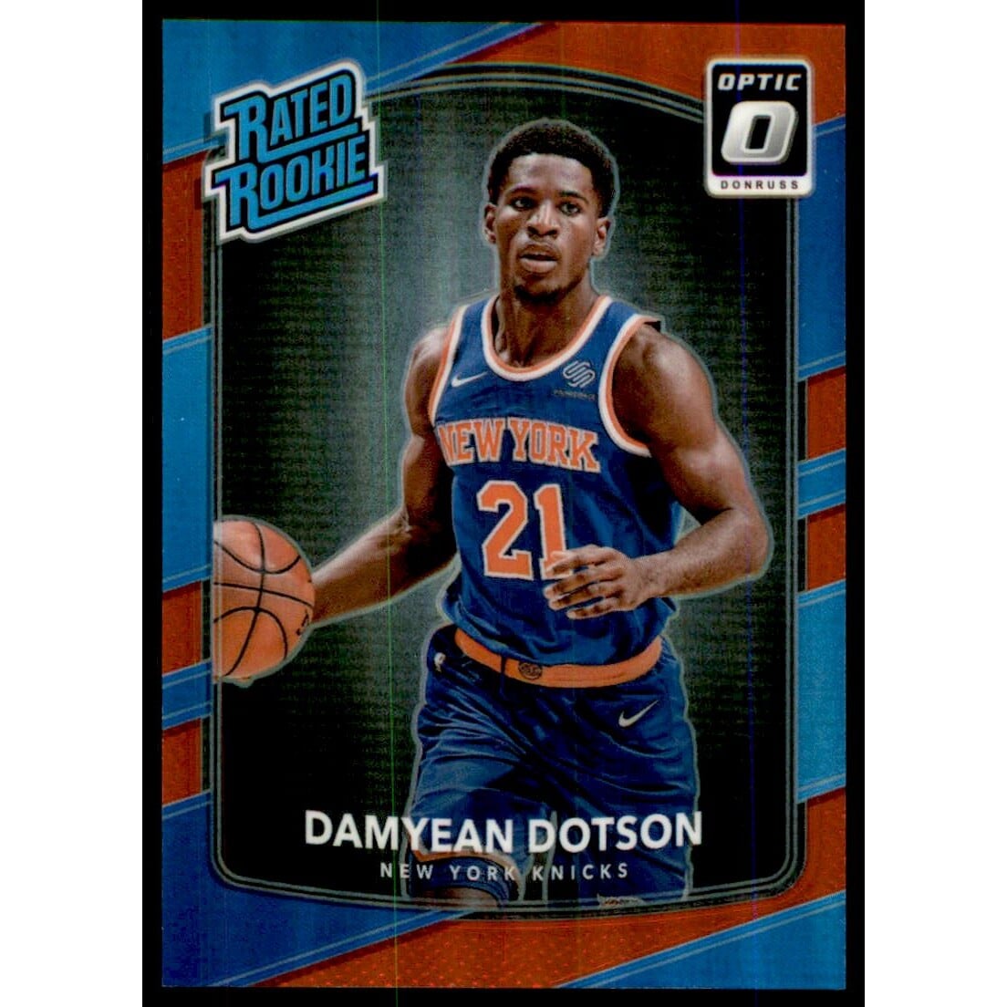2017-18 Donruss Optic Red #166 Damyean Dotson RR. rookie card picture