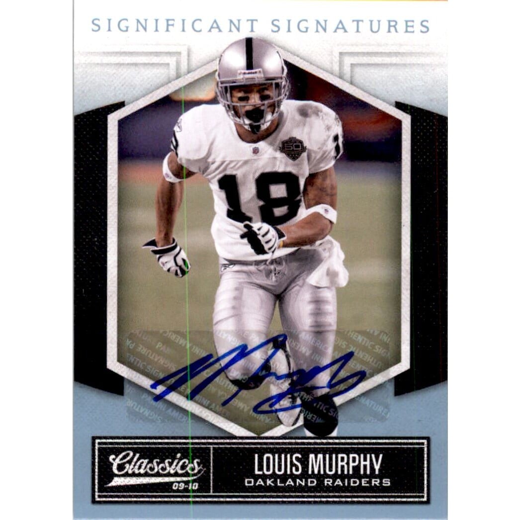 2010 Classics Significant Signatures Platinum #72 Louis Murphy/25