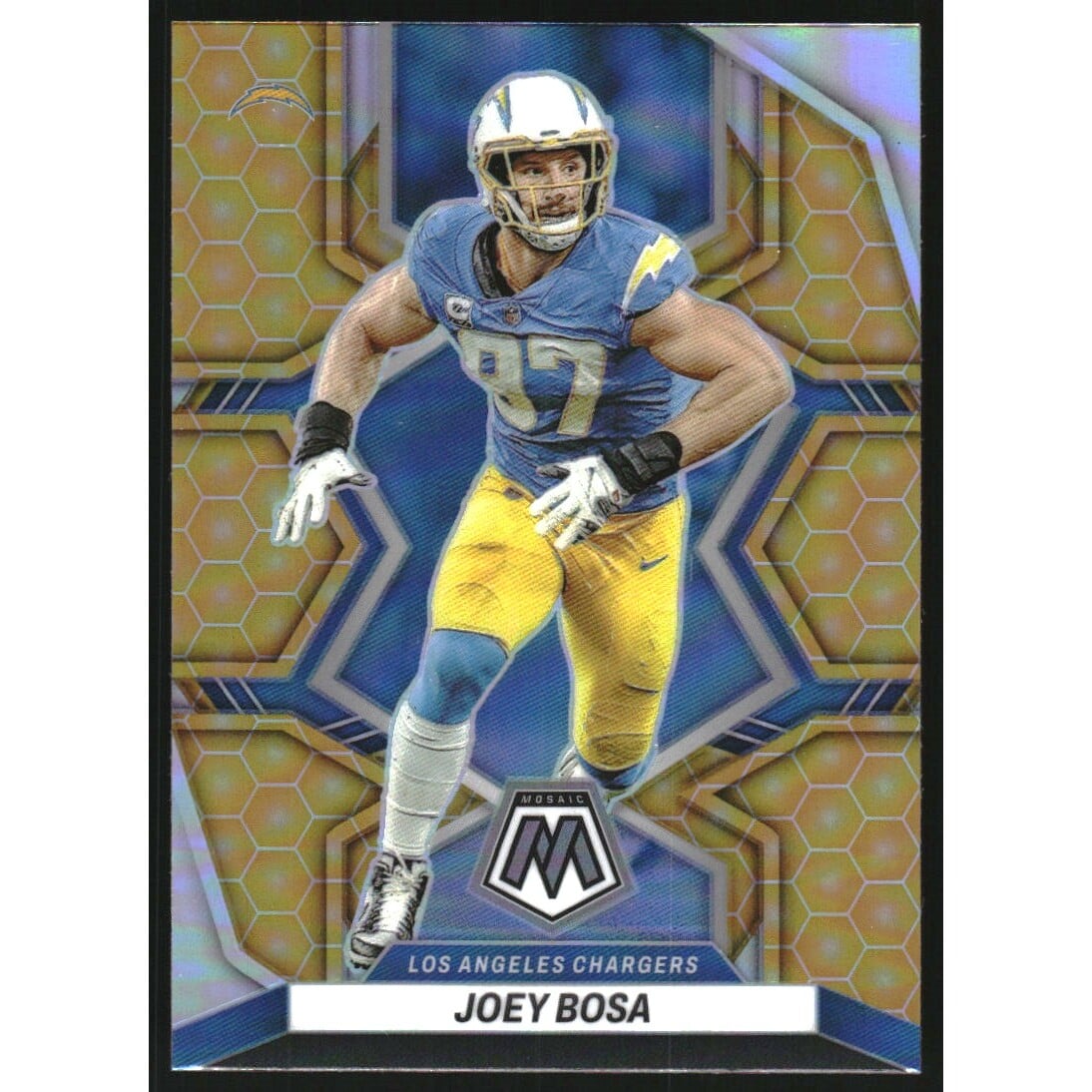2022 Panini Mosaic Honeycomb #106 Joey Bosa. rookie card picture