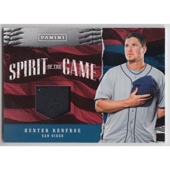 2017 Panini Father's Day Spirit of the Game Memorabilia #24 Hunter Renfroe