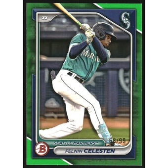 2024 Bowman Draft Green #BD76 Felnin Celesten