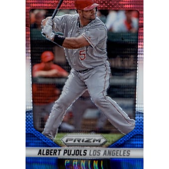 2014 Panini Prizm Prizms Red White and Blue Pulsar #43 Albert Pujols