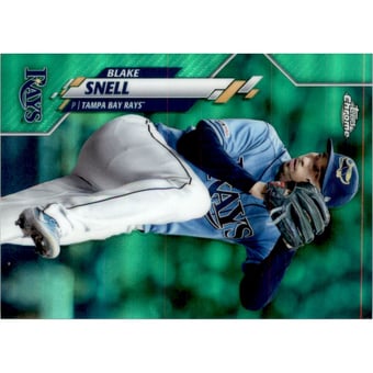 2020 Topps Chrome Green Refractors #68 Blake Snell