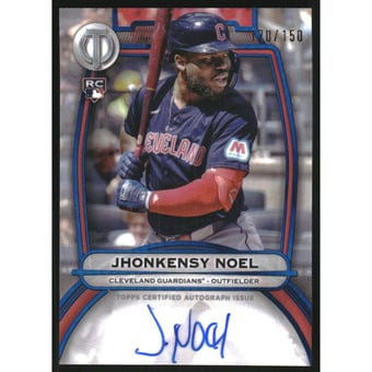 2025 Topps Tribute Autographs Blue #TAJN Jhonkensy Noel
