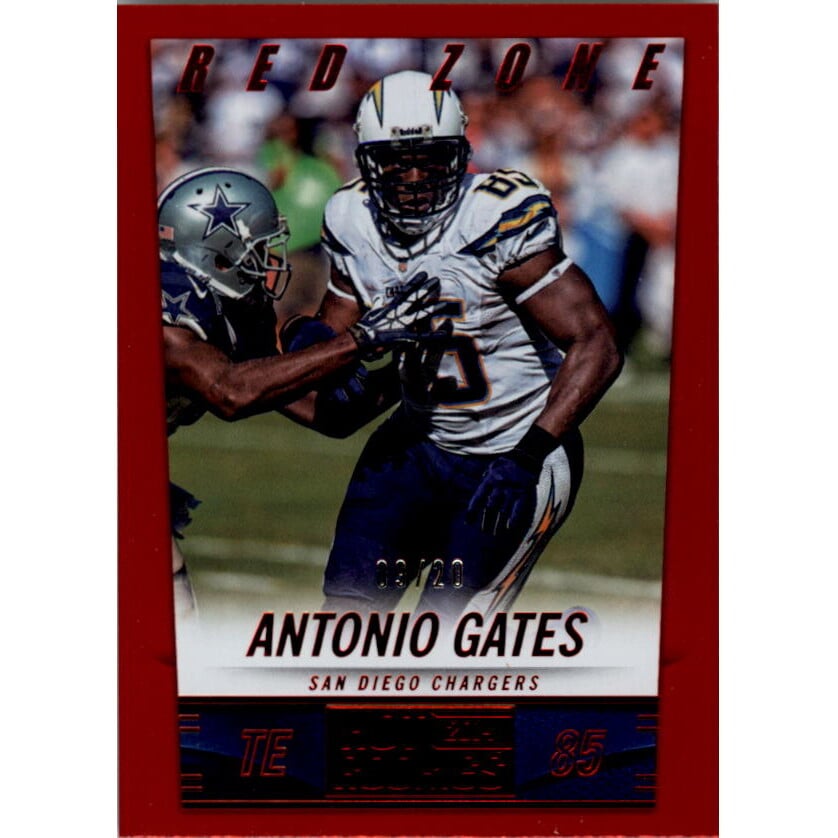 2014 Panini Hot Rookies Red Zone #182 Antonio Gates