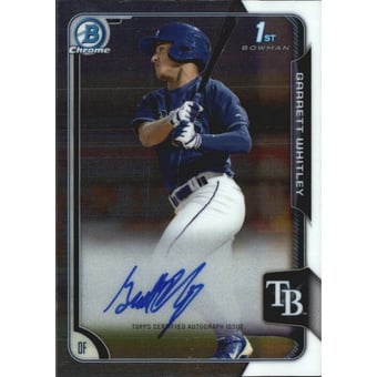 2015 Bowman Chrome Draft Draft Pick Autographs #BCAGW Garrett Whitley