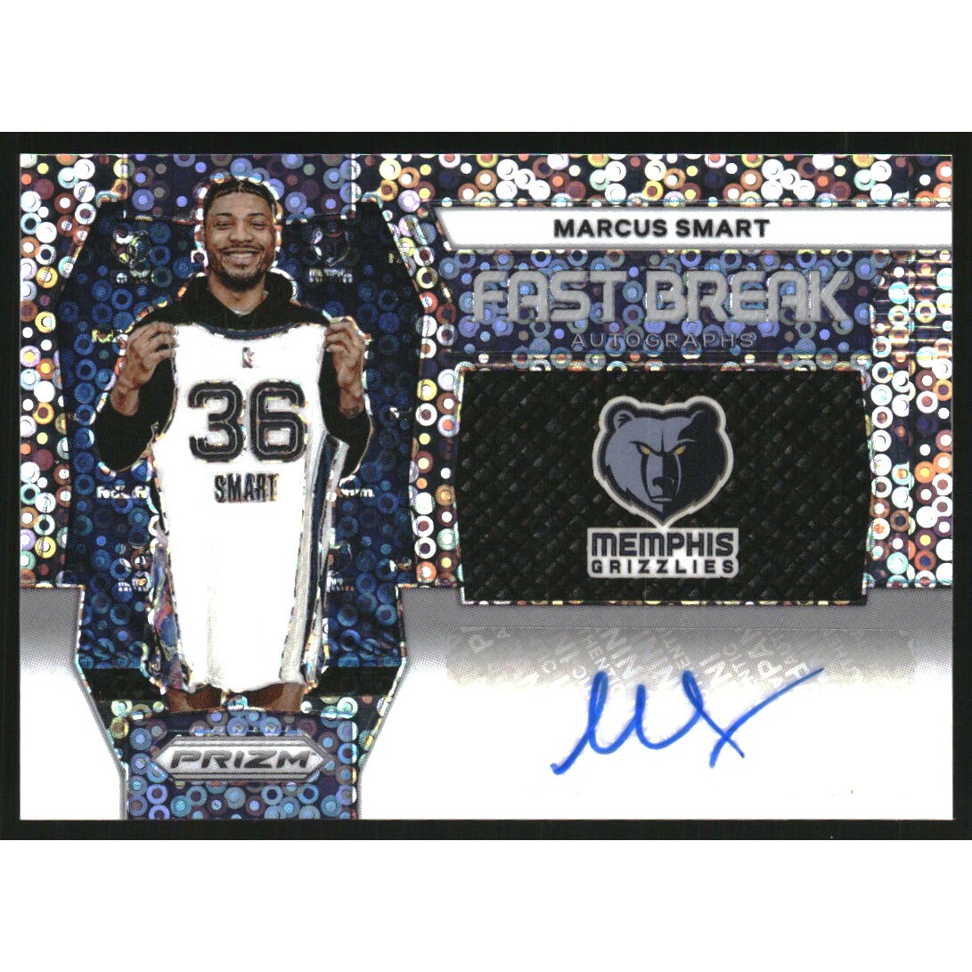 2023-24 Panini Prizm Fast Break Autographs #28 Marcus Smart 2023-24 Panini Prizm Fast Break Autographs #28 Marcus Smart