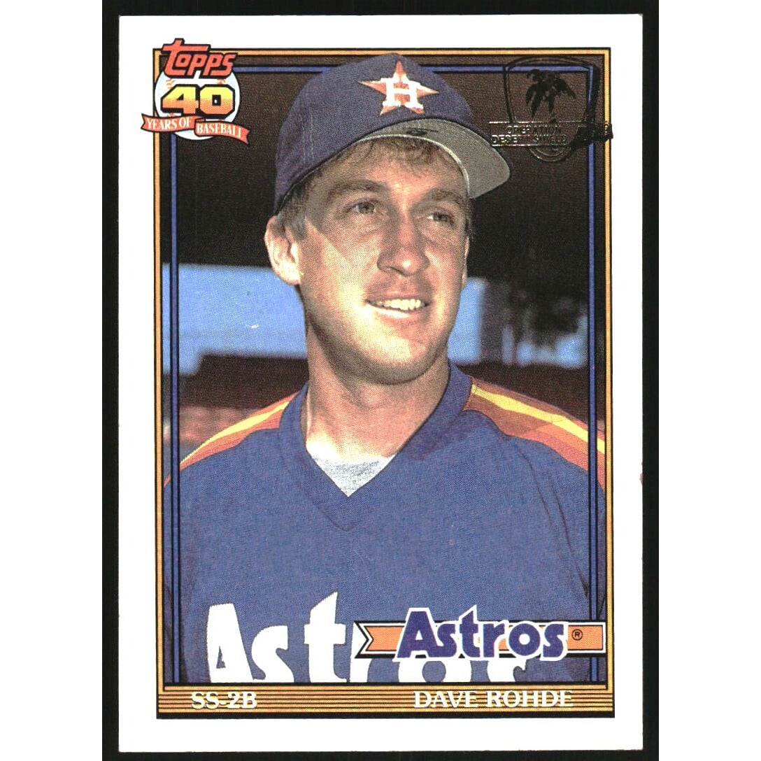 1991 Topps Desert Shield #531 Dave Rohde