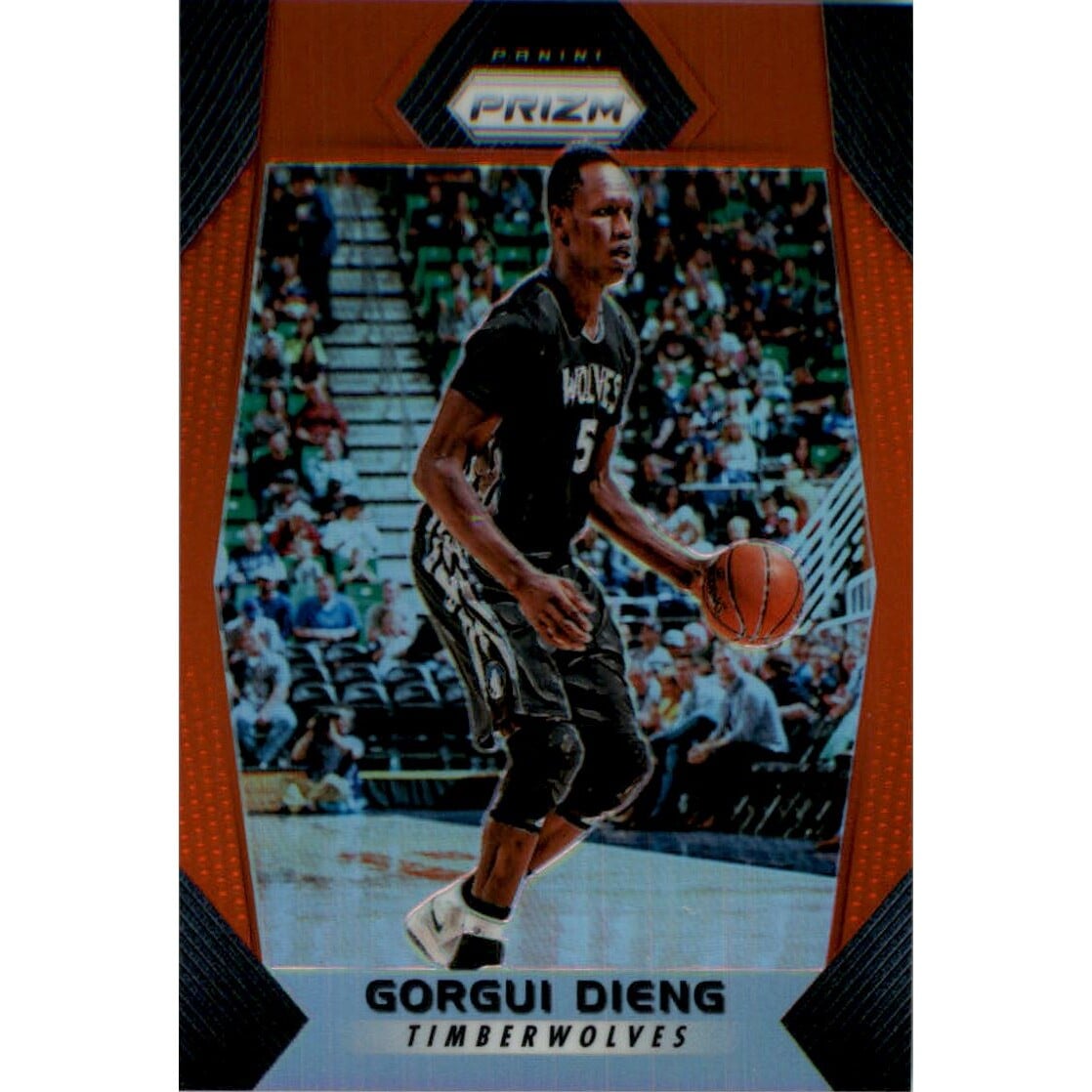 2017-18 Panini Prizm Prizms Orange #88 Gorgui Dieng. rookie card picture