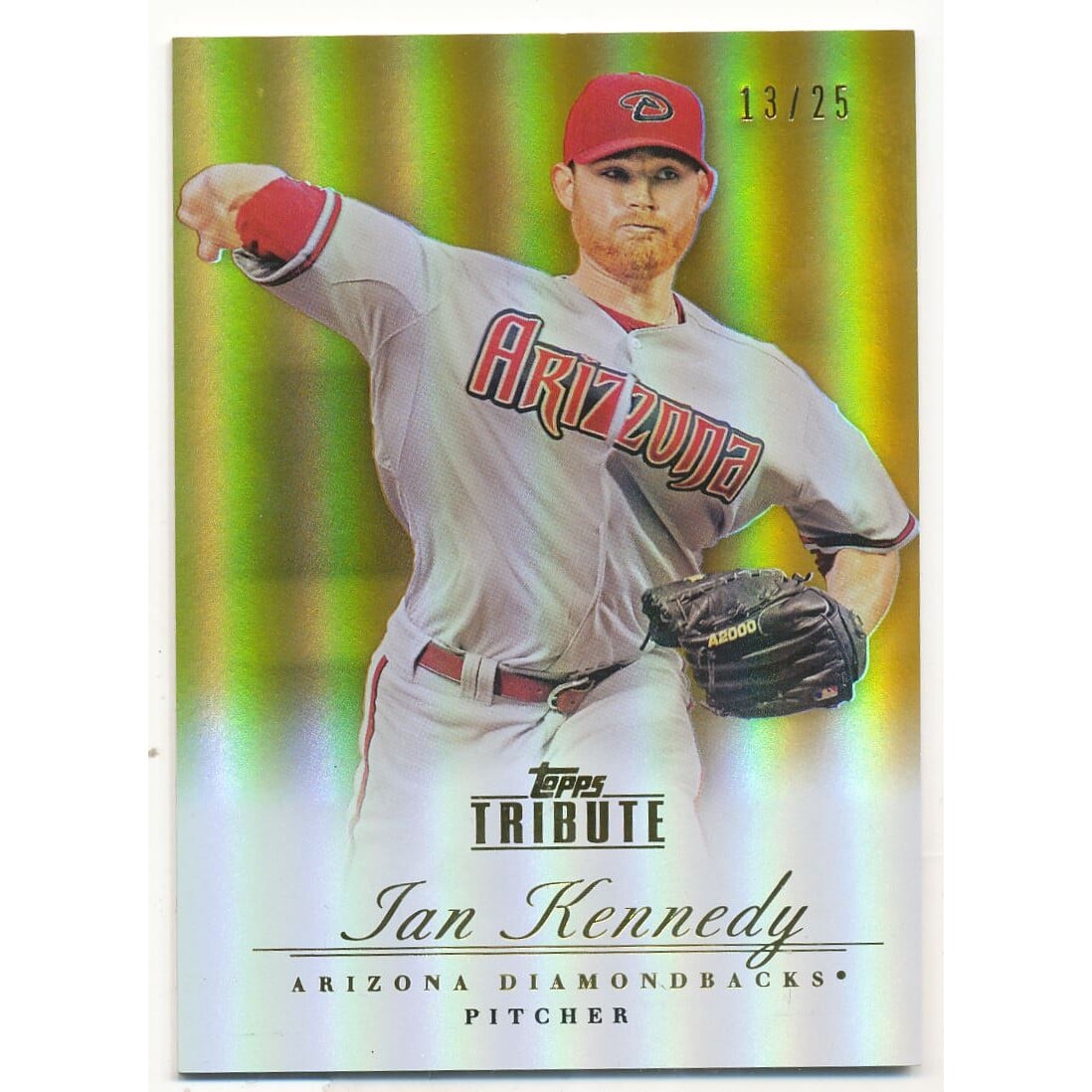 2012 Topps Tribute Gold #39 Ian Kennedy. rookie card picture