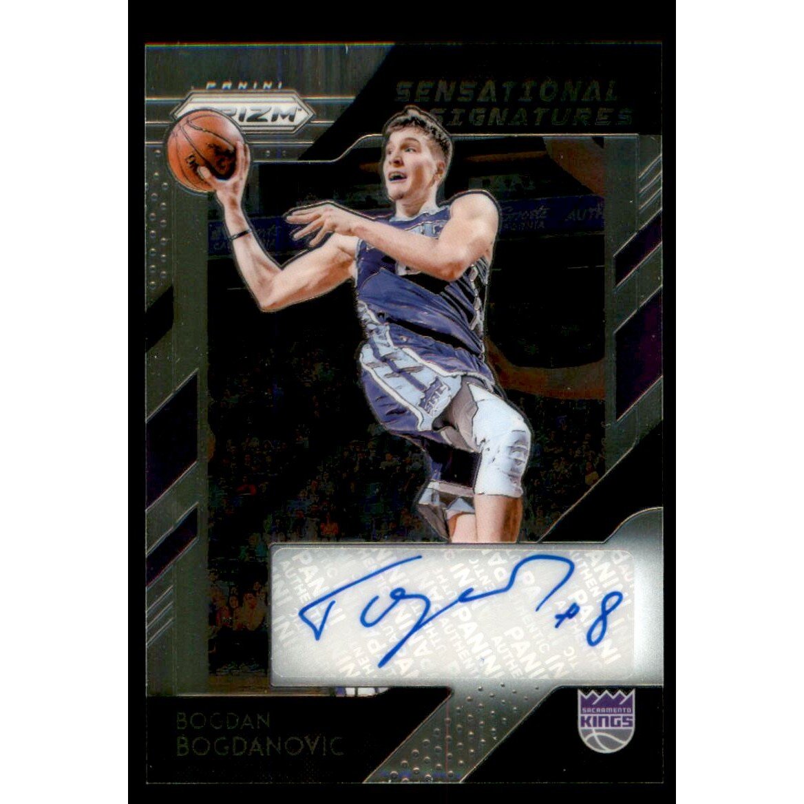 2018-19 Panini Prizm Sensational Signatures #2 Bogdan Bogdanovic. rookie card picture