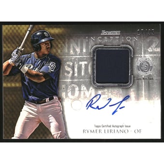 2013 Bowman Inception Patch Autographs #RL Rymer Liriano