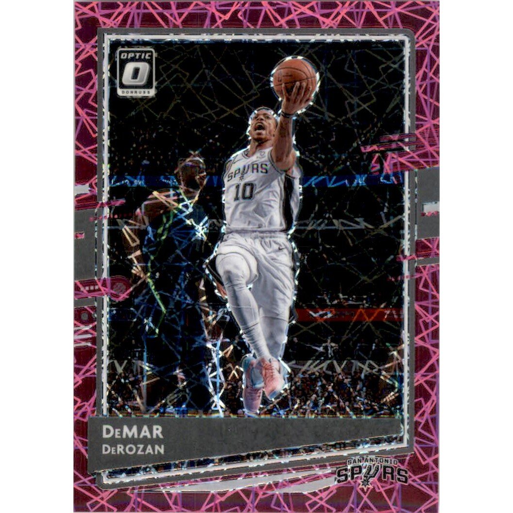 2020-21 Donruss Optic Pink Velocity #36 DeMar DeRozan. rookie card picture