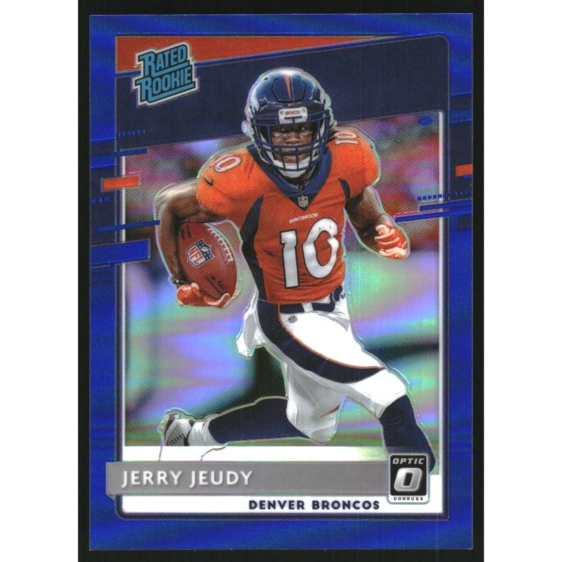 2020 Donruss Optic Blue #157 Jerry Jeudy RR. rookie card picture