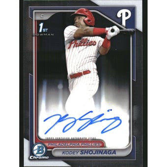 2024 Bowman Chrome Draft Autographs #CPAKSH Kodey Shojinaga