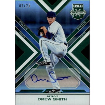 2016 Elite Extra Edition Autographs Status Emerald Die Cut #125 Drew Smith/25