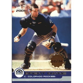 2001 Pacific Premiere Date #142 Brent Mayne