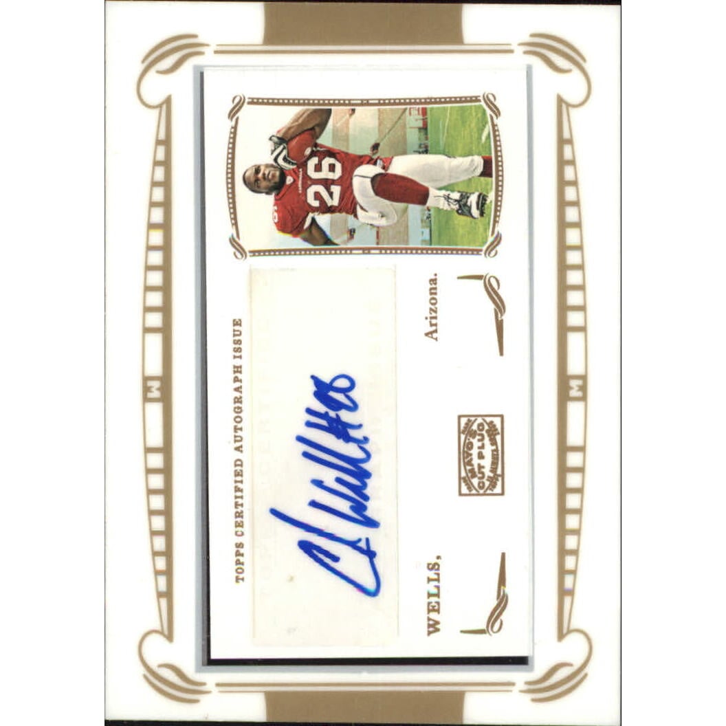 2009 Topps Mayo Autographs #MACWE Chris Wells C. rookie card picture