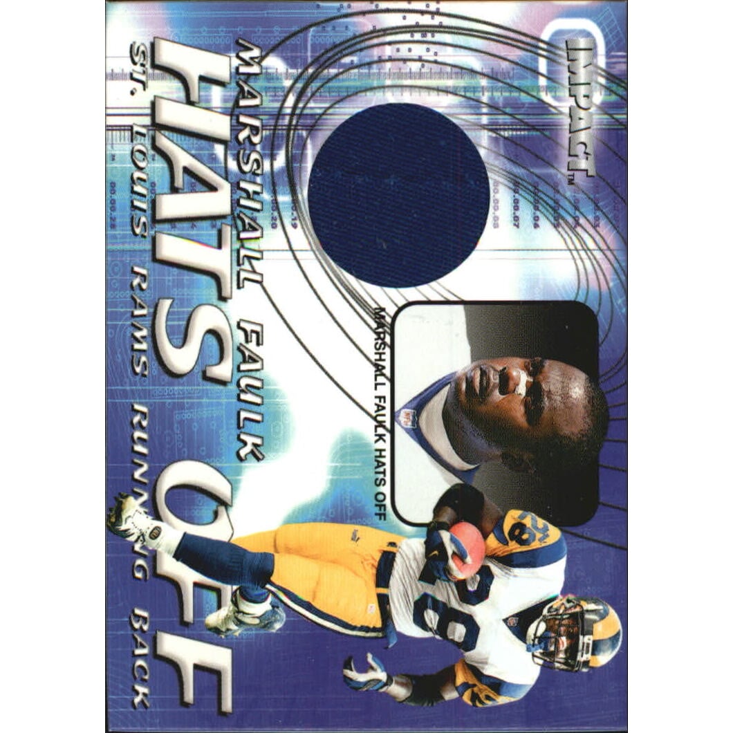 2000 Impact Hats Off #10 Marshall Faulk