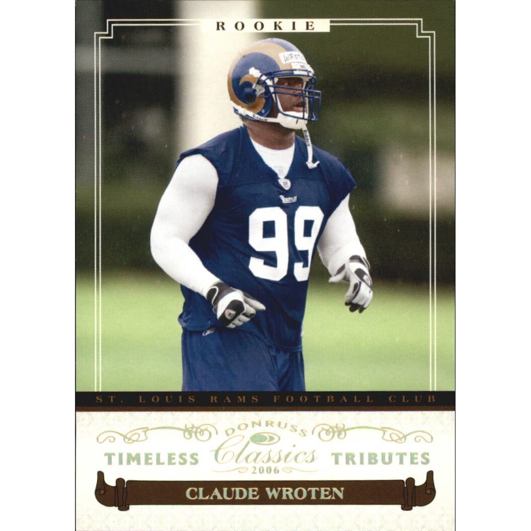 2006 Donruss Classics Timeless Tributes Gold #118 Claude Wroten