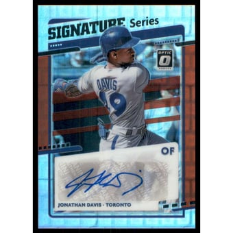 2020 Donruss Optic Signature Series Pandora Red #27 Jonathan Davis/25