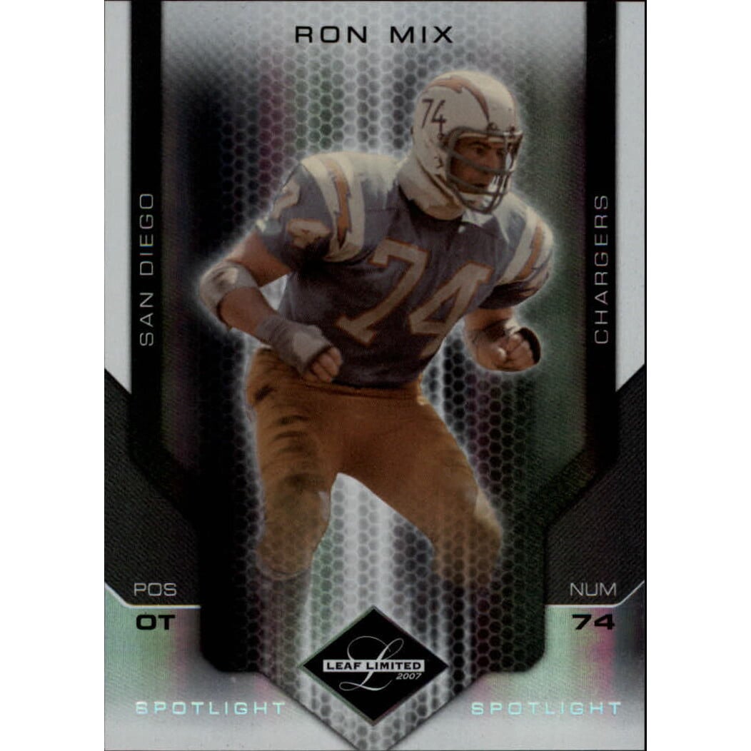 2007 Leaf Limited Silver Spotlight #180 Ron Mix