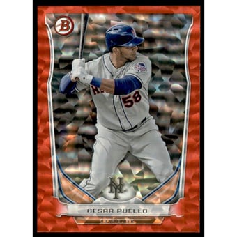 2014 Bowman Prospects Red Ice #BP34 Cesar Puello