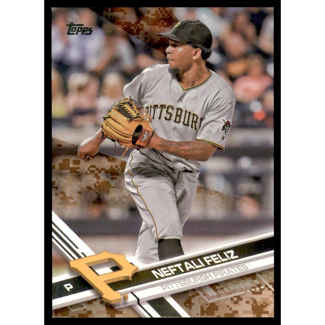 2017 Topps Memorial Day Camo #52 Neftali Feliz. rookie card picture