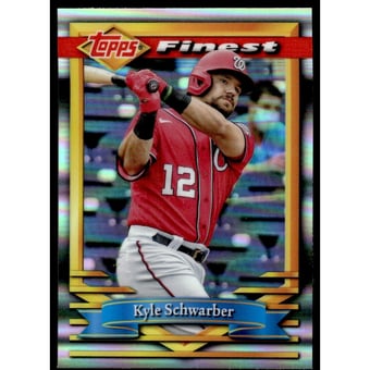 2021 Finest Flashbacks Refractors #78 Kyle Schwarber